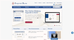 Desktop Screenshot of esquirebank.com